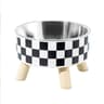 Stainless Steel Patterned Pet Bowl 7