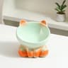 Gradient Ergonomic Slanted Ceramic Pet Bowl 7