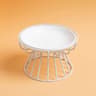 Elevated Ceramic Single Feeding Station With Iron Stand 7