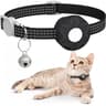 Reflective AirTag Safety Cat Collar  Secure GPS Tracking  Breakaway Protection 11