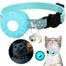 Reflective Moon  Stars AirTag Safety Collar  GlowintheDark Tracking For Cats 9