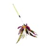 Spiral Feather Teaser Wand  Flexible Interactive Pounce  Chase Toy 6