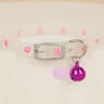 Luminous GlowintheDark Cat Collar  Adjustable Safety Necklace With Cute Footprint Charms 11