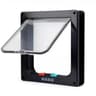 4Way Locking Weatherproof Pet Door Flap  HighSecurity Passageway Kit For Cats Dogs And Puppies 9