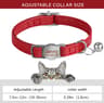 Personalized Leather Breakaway Cat Collar With LaserEngraved Safety Nameplate 7