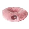 Plush Donut Cat Tunnel Bed  Round Convertible Play Labyrinth With Hanging Toy Balls  Washable Peeka 11