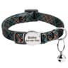 Customized Personalized ID Safety Cat Collar With Engraved Nameplate 11