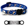 Customized Reflective Star  Moon AntiLost Cat Collar 6