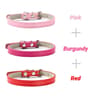 Soft PU Leather Cat And Puppy Collars  Pack Of 3 12