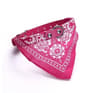 Adjustable TriBandana Pet Collar With PU Leather 7