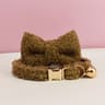 Personalized Teddy Cat Collar With Engraved Nameplate And Bow Tie 16