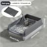 Extra Large Enclosed Stainless Steel Cat Litter Box 9