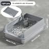 Extra Large Enclosed Stainless Steel Cat Litter Box 7