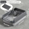 Extra Large Enclosed Stainless Steel Cat Litter Box 8