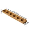 Premium MultiCompartment Acacia Wood Egg Holder 9