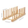 MultiFunctional Wooden Dish Drain Rack And Display Stand 14