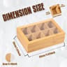 Bamboo Tea Bag Storage Box And Multipurpose Teabag Holder 7