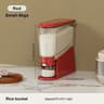 Sealed Push Button Rice Dispenser And Moisture Proof Food Storage Container 11