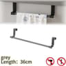 OvertheDoor Stainless Steel Towel Bar And Cabinet Door Hanging Storage Organizer 12