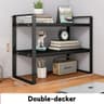 MultiTier Iron Desktop Storage Rack 9