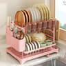 HeavyDuty 2Tier SpaceSaving Dish Drying Rack 7
