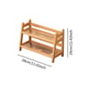 MultiTier Wooden Coffee Syrup  Mug Display Stand 9