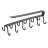 UnderCabinet DoubleRow Hanging Cup Holder  Storage Rack 7