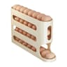 4Layer AutoRolling Egg Dispenser  Refrigerator Organizer 7