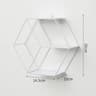 Wall Mounted Circular Floating Shelf  Geometric Nordic Decorative Display Rack 7