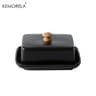 Premium Ceramic Butter Dish  HighEnd Rectangular Storage Box With Airtight Seal Lid For Kitchen And 8