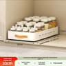 Expandable Cabinet Organizer With Slide PullOut Drawer  Scalable Kitchen Storage Shelf  Spice Box R 8