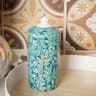 Ceramic Swab Storage Box  Modern Cosmetic Cotton Jar  Tabletop Building Craft Candle Holder 9