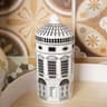 Ceramic Swab Storage Box  Modern Cosmetic Cotton Jar  Tabletop Building Craft Candle Holder 8