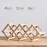 Stackable Wooden Wine Storage Shelves  Modular Countertop Display Rack  Home Bar Cabinets Organizer 9