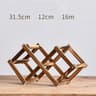 Stackable Wooden Wine Storage Shelves  Modular Countertop Display Rack  Home Bar Cabinets Organizer 7