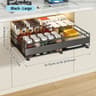 SlideOut UnderSink Cabinet Storage Drawer And Pot Rack 10