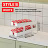 DoubleLayer Rolling Soda Can Storage Rack And Beverage Dispenser 7