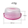 Portable Plastic Cake Box And Pastry Carrier With Foldable Handle 11