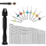 49Piece Precision Aluminum Hand Drill Set  Micro Twist Drill Bit Kit 7