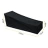 HeavyDuty Waterproof Outdoor Sunbed Cover  Weatherproof Patio Lounge Chair Recliner Protector 9