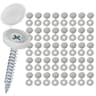 500Pack Plastic Screw Cover Caps  Hinged Protective Fold Caps For Furniture Hardware And Car Screws 7