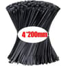 Elite HeavyDuty SelfLocking Nylon Zip Ties 100Piece Set 8