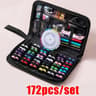 Portable Travel Sewing Kit With Zippered Storage Case 10