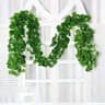 Artificial Green Ivy Leaf Hanging Garland 1String Pack 7