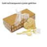 Crystal Rose Artificial Flower  Metallic Stem Craft 12