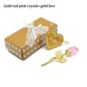 Crystal Rose Artificial Flower  Metallic Stem Craft 14