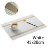 Striped Woven PVC Waterproof Placemat  Table Mat 7