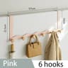 WaveShape OvertheDoor Iron  Raw Wood Organizer Rack 13