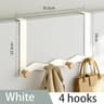 WaveShape OvertheDoor Iron  Raw Wood Organizer Rack 8