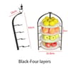 Foldable 34Layer Kitchen Side Dish Storage  Prep Rack 9